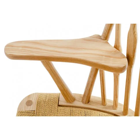 Drewniany fotel do salonu Pocahontas