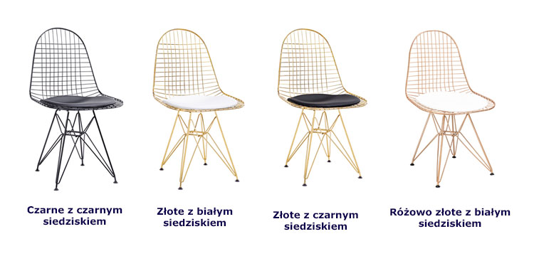 Kolory krzeseł Zuber 
