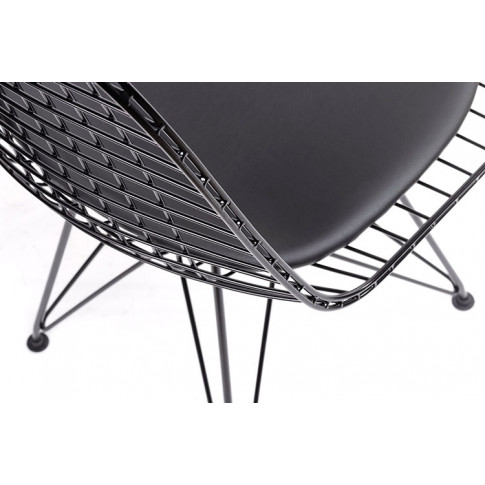 Metalowe krzesło do salonu Zuber 2X