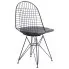 Metalowe krzesło z oparciem Zuber 2X