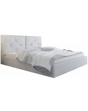 Jednoosobowe łóżko z zagłówkiem 120x200 Celini 3X - 48 kolorów w sklepie Edinos.pl