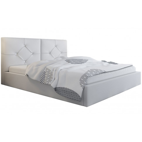 Tapicerowane pikowane łóżko 120x200 Celini