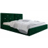 Tapicerowane pikowane łóżko 140x200 Celini