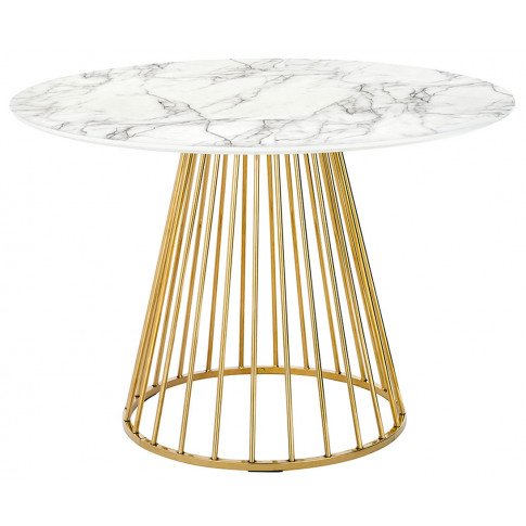 Marmurowy stół w stylu glamour Aglo