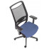 Niebieski ergonomiczny fotel gabinetowy Romino