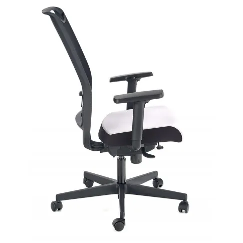 Popielaty fotel do biura Romino