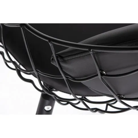 Industrialne krzesło z siedziskiem z ekoskóry Dontadeon