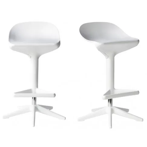 Białe hokery do jadalni Kera 2X