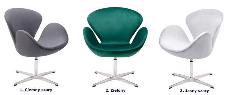 Kolory fotela Julo