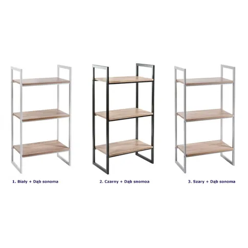 Wybór dostępnych opcji kolorystycznych regału Verdon 2X