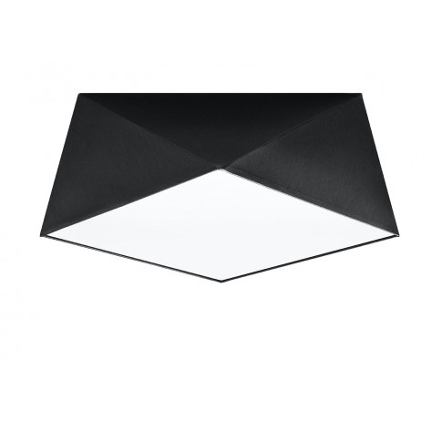Czarny designerski plafon LED EX590-Hexi