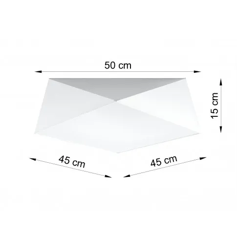 Wymiary plafonu EX591-Hexi