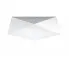 Biały geometryczny plafon EX591-Hexi