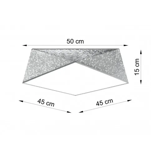 Wymiary plafonu EX591-Hexi