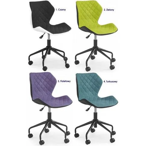 Zdjęcie dziecięcy fotel obrotowy pomarańczowy Hose | Edinos.pl