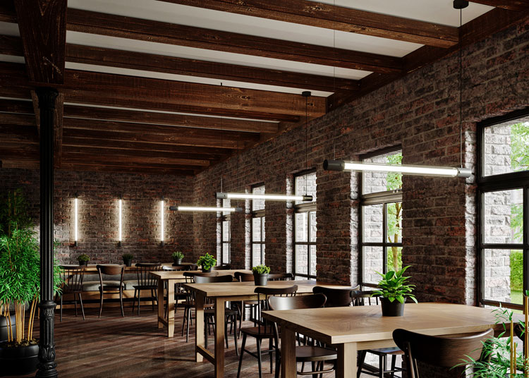 Czarna industrialna lampa wisząca EX594-Hebix na listwie