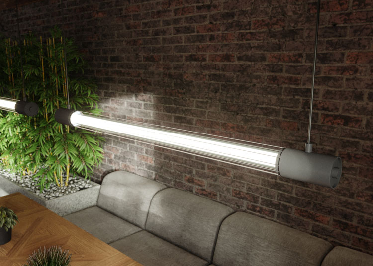 Loftowa lampa wisząca EX594-Hebix na listwie