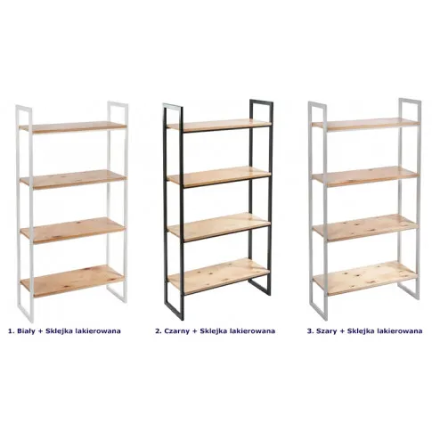 Wybór dostępnych opcji kolorystycznych regału Verdon 7X