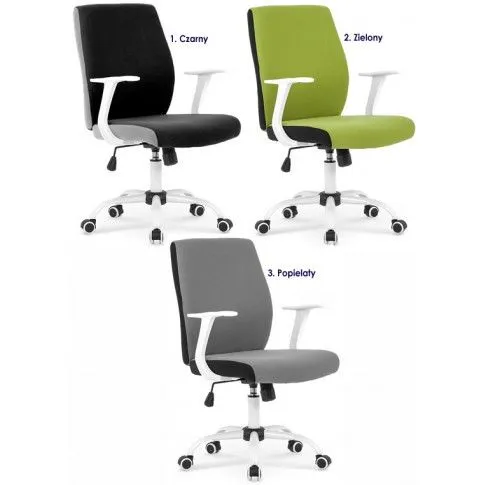 Zdjęcie fotel obrotowy szary, popielaty Lunaro | Edinos.pl