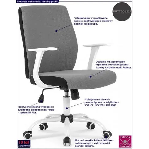 Fotografia Fotel obrotowy Lunaro - zielony z kategorii Fotele