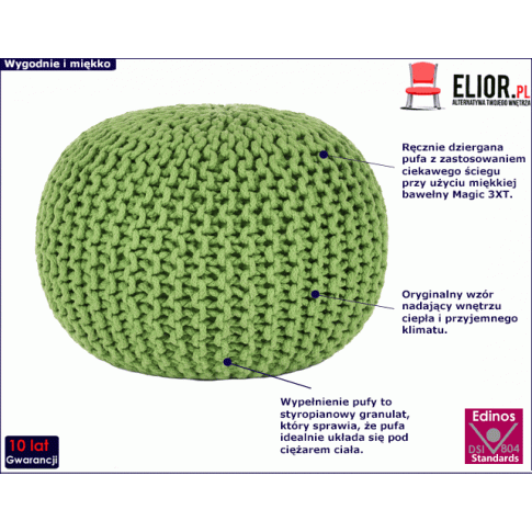 Zielona pufa Gimi