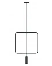 Czarna designerska lampa wisząca tuba - EX597-Rani w sklepie Edinos.pl