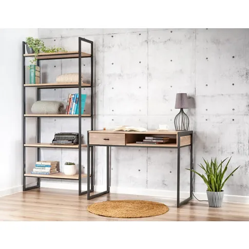 Wizualizacja z wykorzystaniem czarnego regału Verdon 8X