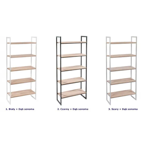 Wybór dostępnych opcji kolorystycznych regału Verdon 8X