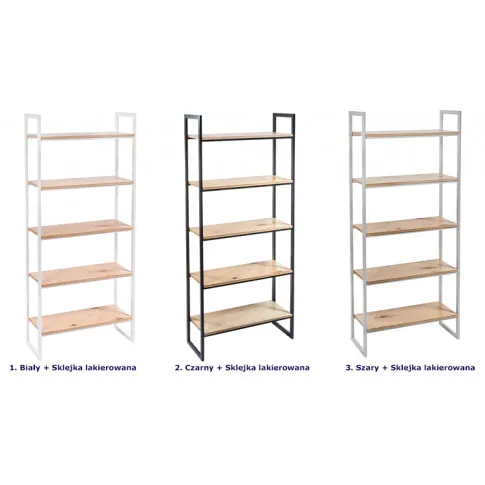 Wybór dostępnych opcji kolorystycznych regału Verdon 10X