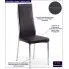 Fotografia Krzesło metalowe Ceza - czarne z kategorii Strona główna