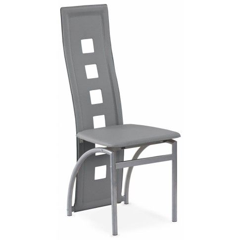 Zdjęcie produktu Tapicerowane krzesło Bilios - popielate.