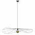 Czarna druciana lampa wisząca loft 110 cm - EX600-Adana