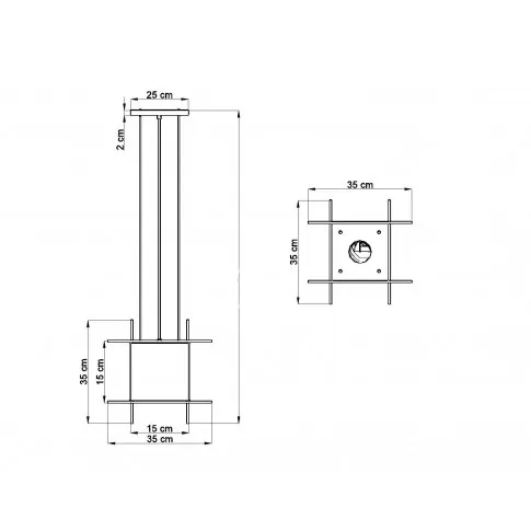 Wymiary lampy wiszącej EX609-Halsox