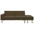 Nowoczesna rozkładana kanapa Invell brązowa
