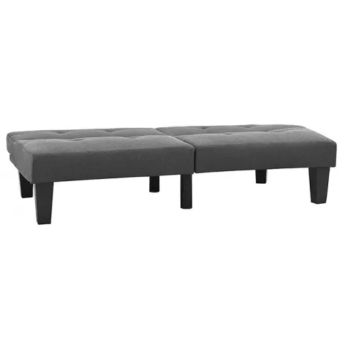 Tapicerowana rozkładana jasnoszara sofa Iluna 3X