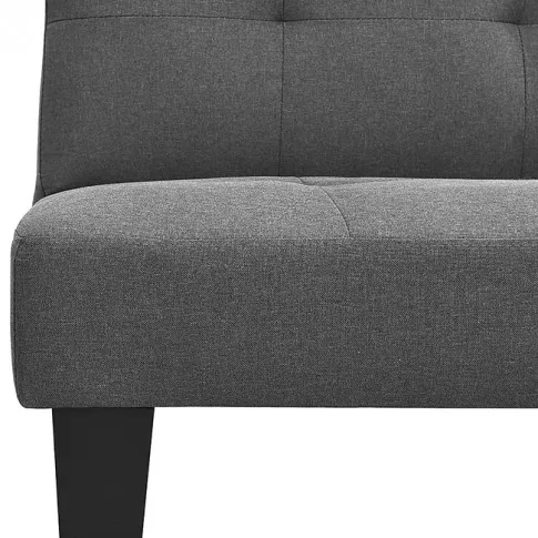 Tapicerowana rozkładana jasnoszara sofa Iluna 3X