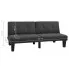 Tapicerowana rozkładana ciemnoszara sofa Iluna 3X