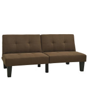Rozkładana brązowa sofa - Iluna 3X w sklepie Edinos.pl