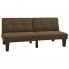 Rozkładana brązowa sofa - Iluna 3X