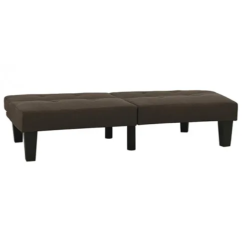Tapicerowana rozkładana ciemnobrązowa sofa Iluna 3X