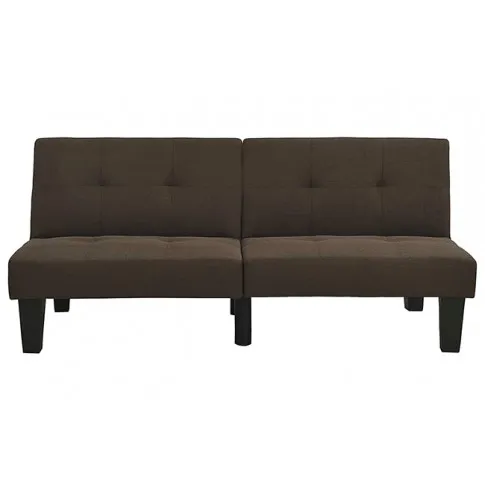 Tapicerowana rozkładana ciemnobrązowa sofa Iluna 3X