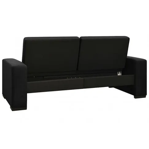 Luksusowa rozkładana czarna sofa Astigar