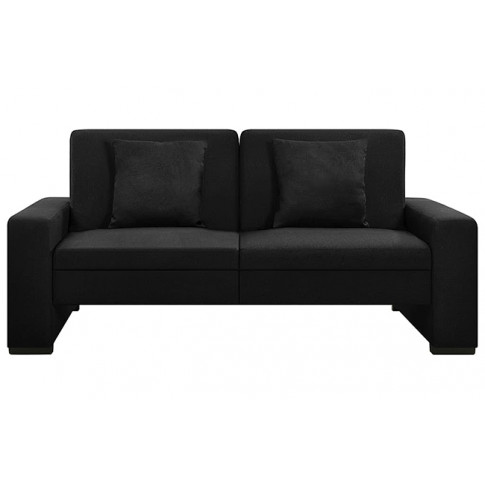 Luksusowa rozkładana czarna sofa Astigar