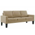 Tapicerowana sofa w kolorze cappuccino - Clorins 3X