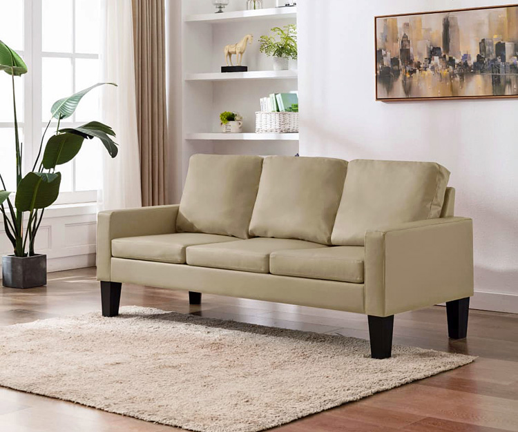 Produkt Tapicerowana sofa w kolorze cappuccino - Revex 3X - zdjęcie numer 2