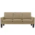 Sofa w kolorze cappuccino Clorins 3X