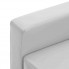 Trzyosobowa biała sofa z ekoskóry Zuria 4Q 