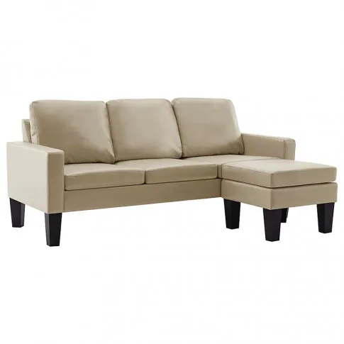 trzyosobowa sofa z podnozkiem zuria4q cappuccino