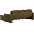 Rozkładana sofa z tkaniny brązowa Lanpara 4Q
