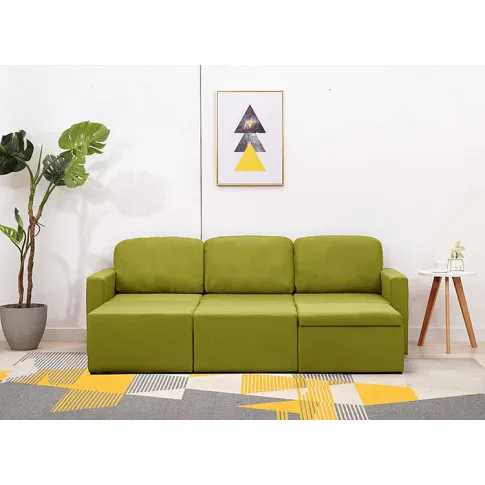Sofa rozkładana zielona Lanpara 4Q